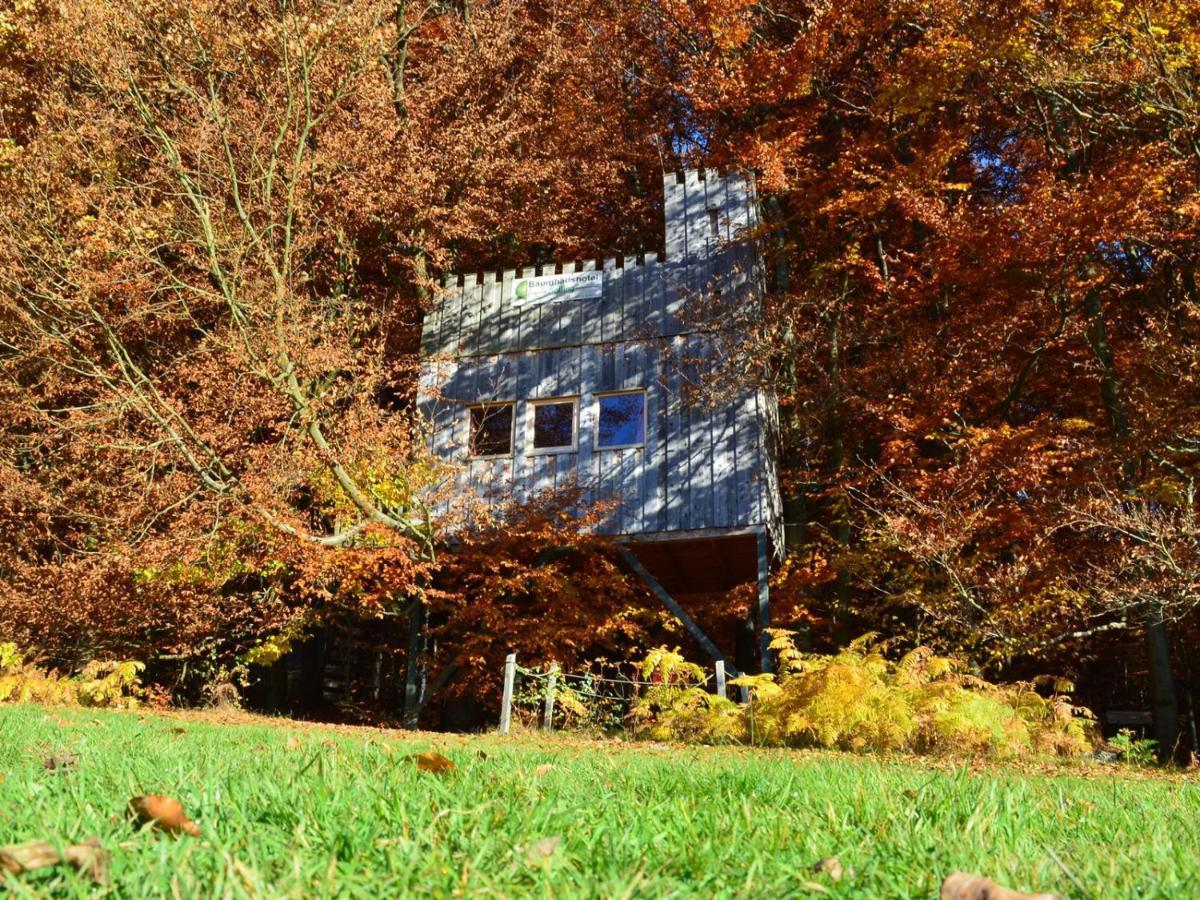 Baumhaushotel Solling Uslar Esterno foto